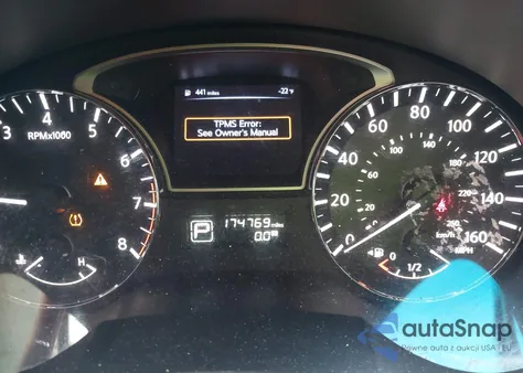 2013 Nissan Altima 2.5 Sl z USA, uszkodzony, nr VIN 1N4AL3AP5DN406363